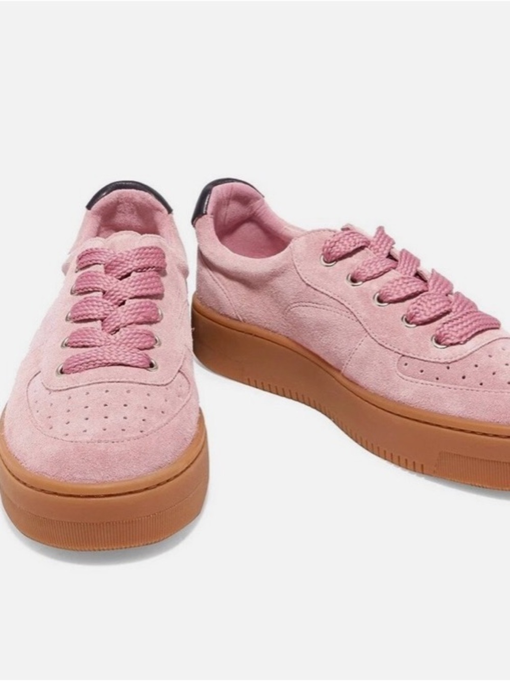 Sandro Camille Suede Sneakers - Size EU 36